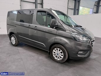 2022 FORD TRANSIT CUSTOM 2.0 320 EcoBlue Limited Crew Van Double Cab Auto L1 H1 Euro 6 (170 ps) &pound;23880.00
