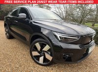 USED 2024 24 VOLVO C40 Twin Recharge 82kWh Ultimate SUV 5dr Electric Auto AWD (408 ps) MAIN DEALER HISTORY+WARRANTY