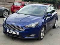 USED 2016 66 FORD FOCUS 1.0T EcoBoost Zetec Hatchback 5dr Petrol Auto Euro 6 (s/s) (125 ps) PARKING SENSORS - ANDROID AUTO