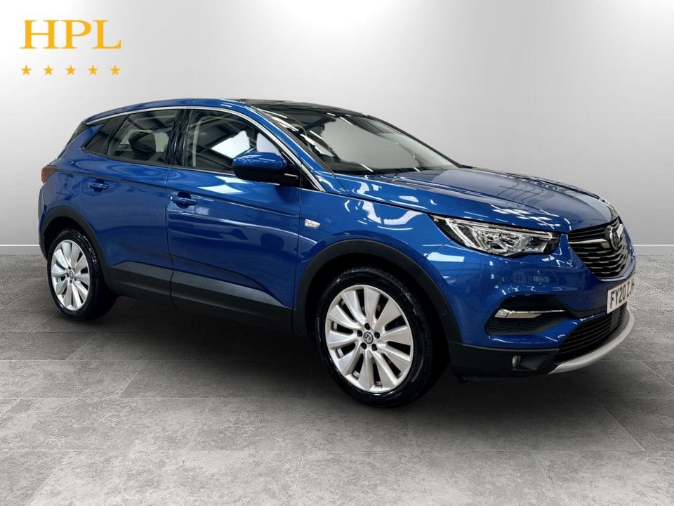 Blue 2020 Vauxhall Grandland X Hatchback Front-wheel drive Automatic