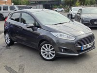 USED 2017 66 FORD FIESTA 1.0T EcoBoost Titanium Hatchback 5dr Petrol Powershift Euro 6 (100 ps) AUTO + NAV + SENSORS