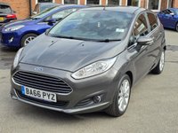 USED 2017 66 FORD FIESTA 1.0T EcoBoost Titanium Hatchback 5dr Petrol Powershift Euro 6 (100 ps) AUTO + NAV + SENSORS