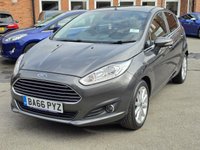 USED 2017 66 FORD FIESTA 1.0T EcoBoost Titanium Hatchback 5dr Petrol Powershift Euro 6 (100 ps) AUTO + NAV + SENSORS