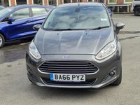 USED 2017 66 FORD FIESTA 1.0T EcoBoost Titanium Hatchback 5dr Petrol Powershift Euro 6 (100 ps) AUTO + NAV + SENSORS