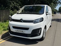 USED 2021 21 CITROEN DISPATCH 2.0 BlueHDi 1400 Driver M 150BHP EURO 6 L1 H1 SWB PANEL VAN UPHEAD DISPLAY+A/C+CHUBB LOCKS
