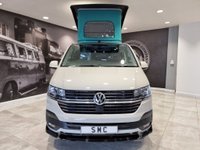 USED 2022 22 VOLKSWAGEN TRANSPORTER T6.1 2.0 TDI T28 HIGHLINE SOUTHLANDS SIGNATURE RANGE 110 BHP SWB BESPOKE LEATHER RIB BED + TAILGATE
