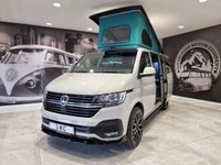 USED 2022 22 VOLKSWAGEN TRANSPORTER T6.1 2.0 TDI T28 HIGHLINE SOUTHLANDS SIGNATURE RANGE 110 BHP SWB BESPOKE LEATHER RIB BED + TAILGATE