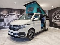 USED 2022 22 VOLKSWAGEN TRANSPORTER T6.1 2.0 TDI T28 HIGHLINE SOUTHLANDS SIGNATURE RANGE 110 BHP SWB BESPOKE LEATHER RIB BED + TAILGATE