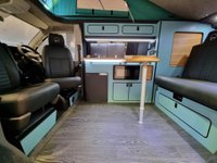 USED 2022 22 VOLKSWAGEN TRANSPORTER T6.1 2.0 TDI T28 HIGHLINE SOUTHLANDS SIGNATURE RANGE 110 BHP SWB BESPOKE LEATHER RIB BED + TAILGATE
