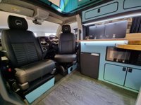 USED 2022 22 VOLKSWAGEN TRANSPORTER T6.1 2.0 TDI T28 HIGHLINE SOUTHLANDS SIGNATURE RANGE 110 BHP SWB BESPOKE LEATHER RIB BED + TAILGATE