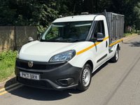 USED 2021 71 FIAT DOBLO 1.6 MultiJetII Work Up EURO 6 105BHP L1 SWB CAGED FLATBED DROPSIDE TRUCK CHAPTER 8+ EURO 6+1OWNER