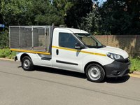 USED 2021 71 FIAT DOBLO 1.6 MultiJetII Work Up EURO 6 105BHP L1 SWB CAGED FLATBED DROPSIDE TRUCK CHAPTER 8+ EURO 6+1OWNER