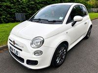 USED 2014 14 FIAT 500 1.2 S Hatchback 3dr Petrol Manual Euro 6 (s/s) (69 bhp) Great Spec, Sat Nav, Bluetooth, Car Play, Cheap Tax, Cheap Insurance, Economical
