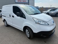 USED 2019 19 NISSAN e-NV200 40kWh Acenta Panel Van 5dr Electric Auto SWB (Quick Charge) (109 ps) ***NO VAT ***2 OWNERS FROM NEW* 3 STAMP NISSAN SERVICE HISTORY* REVERSING CAMERA* CRUISE CONTROL* ECO MODE* AIR CON* BLUETOOTH PHONE AND AUDIO* USB* REMOTE CENTRAL LOCKING* KEYLESS START & ENTRY* ELECTRIC WINDOWS & MIRRORS*