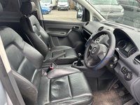 USED 2013 13 VOLKSWAGEN CADDY 1.6 TDI C20 Panel Van 4dr Diesel Manual L1 H1 (101 bhp) STUNNING VAN S LINE SEATS LOWERED !!!! FRESH SERVICE INCLUDED !!!