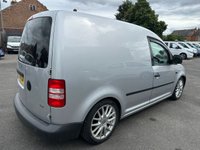 USED 2013 13 VOLKSWAGEN CADDY 1.6 TDI C20 Panel Van 4dr Diesel Manual L1 H1 (101 bhp) STUNNING VAN S LINE SEATS LOWERED !!!! FRESH SERVICE INCLUDED !!!