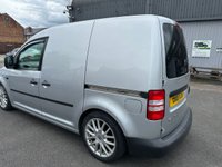 USED 2013 13 VOLKSWAGEN CADDY 1.6 TDI C20 Panel Van 4dr Diesel Manual L1 H1 (101 bhp) STUNNING VAN S LINE SEATS LOWERED !!!! FRESH SERVICE INCLUDED !!!