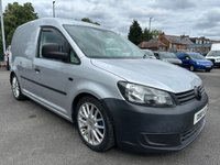 USED 2013 13 VOLKSWAGEN CADDY 1.6 TDI C20 Panel Van 4dr Diesel Manual L1 H1 (101 bhp) STUNNING VAN S LINE SEATS LOWERED !!!! FRESH SERVICE INCLUDED !!!