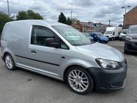 USED 2013 13 VOLKSWAGEN CADDY 1.6 TDI C20 Panel Van 4dr Diesel Manual L1 H1 (101 bhp) STUNNING VAN S LINE SEATS LOWERED !!!! FRESH SERVICE INCLUDED !!!