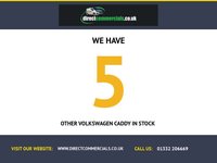 USED 2013 13 VOLKSWAGEN CADDY 1.6 TDI C20 Panel Van 4dr Diesel Manual L1 H1 (101 bhp) STUNNING VAN S LINE SEATS LOWERED !!!! FRESH SERVICE INCLUDED !!!