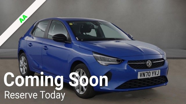 2020 70 VAUXHALL CORSA 1.2 SE Premium Hatchback 5dr Petrol Manual Euro 6 (75 ps) 