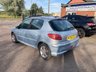 USED 2006 06 PEUGEOT 206 1.4 VERVE HATCHBACK 5dr PETROL MANUAL NEW TIMING BELT, NEW CLUTCH AND MOT  NEW CLUTCH, MOT, TIMING BELT KIT AND SERVICE