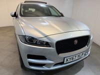 USED 2017 67 JAGUAR F-PACE 2.0 P250i Portfolio SUV 5dr Petrol Auto AWD Euro 6 (s/s) (250 ps) 9 Stamp Service History
