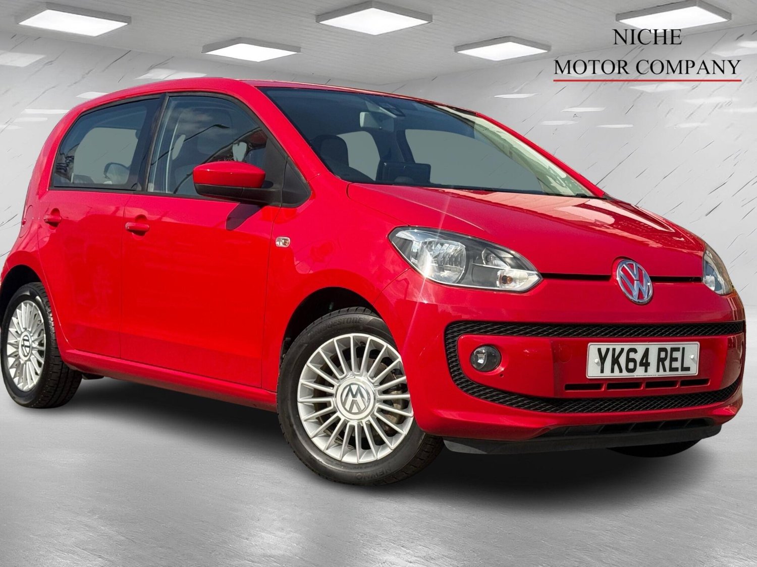 volkswagen up! 1.0 high up! hatchback 5dr petrol asg euro 5 (75 ps) 2014 32,317 red 1 ltr automatic petrol view...