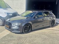 USED 2017 67 AUDI S3 2.0 TFSI Black Edition Sportback 5dr Petrol S Tronic quattro Euro 6 (s/s) (310 ps) REVO STAGE 1 - B&O SPEAKERS - MAXTON KIT