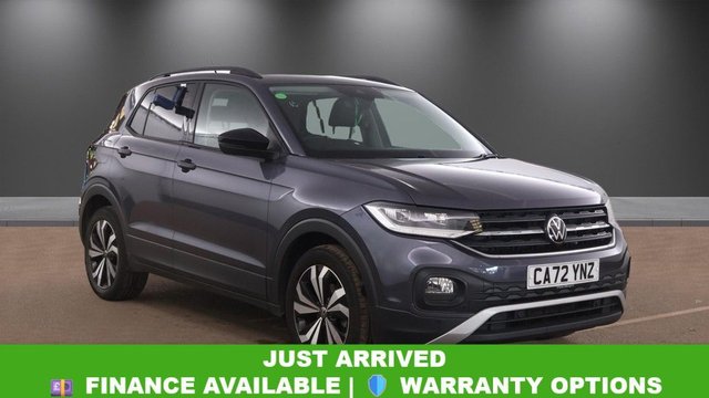 2022 72 VOLKSWAGEN T-CROSS 1.0 TSI Black Edition SUV 5dr Petrol Manual Euro 6 (s/s) (110 ps) 