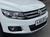 USED 2015 65 VOLKSWAGEN TIGUAN 2.0 TDI BlueMotion Tech Match SUV 5dr Diesel DSG 4WD Euro 6 (s/s) (150 ps) AUTO 4X4 -- FULL SERVICE HISTORY -- CAMBELT CHANGED -- SAT NAV -- PARKING SENSORS