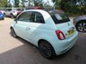 USED 2016 16 FIAT 500C 1.2 ECO Lounge Convertible 2dr Petrol Manual Euro 6 (s/s) (69 bhp) *�&pound;1,950 EXTRAS* *&pound;1,950 of factory fitted optional extras including; Black / Ivory Leather Seats, 16" Alloy Wheels, 7" TFT Digital Display Cluster, Dark Tinted Rear Windows & Smooth Mint Green Paintwork*