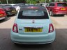 USED 2016 16 FIAT 500C 1.2 ECO Lounge Convertible 2dr Petrol Manual Euro 6 (s/s) (69 bhp) *�&pound;1,950 EXTRAS* *&pound;1,950 of factory fitted optional extras including; Black / Ivory Leather Seats, 16" Alloy Wheels, 7" TFT Digital Display Cluster, Dark Tinted Rear Windows & Smooth Mint Green Paintwork*