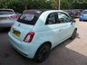 USED 2016 16 FIAT 500C 1.2 ECO Lounge Convertible 2dr Petrol Manual Euro 6 (s/s) (69 bhp) *�&pound;1,950 EXTRAS* *&pound;1,950 of factory fitted optional extras including; Black / Ivory Leather Seats, 16" Alloy Wheels, 7" TFT Digital Display Cluster, Dark Tinted Rear Windows & Smooth Mint Green Paintwork*