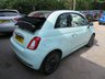USED 2016 16 FIAT 500C 1.2 ECO Lounge Convertible 2dr Petrol Manual Euro 6 (s/s) (69 bhp) *�&pound;1,950 EXTRAS* *&pound;1,950 of factory fitted optional extras including; Black / Ivory Leather Seats, 16" Alloy Wheels, 7" TFT Digital Display Cluster, Dark Tinted Rear Windows & Smooth Mint Green Paintwork*