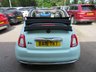 USED 2016 16 FIAT 500C 1.2 ECO Lounge Convertible 2dr Petrol Manual Euro 6 (s/s) (69 bhp) *�&pound;1,950 EXTRAS* *&pound;1,950 of factory fitted optional extras including; Black / Ivory Leather Seats, 16" Alloy Wheels, 7" TFT Digital Display Cluster, Dark Tinted Rear Windows & Smooth Mint Green Paintwork*