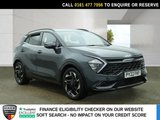 USED 2022 22 KIA SPORTAGE 1.6 T-GDi 13.8kWh GT-Line SUV 5dr Petrol Plug-in Hybrid Auto AWD Euro 6 (s/s) (261 bhp) FULL DEALER HISTORY+1 OWNER