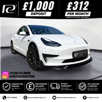 2022 TESLA Model 3 (Dual Motor) Long Range Saloon 4dr Electric Auto 4WDE (346 ps) &pound;22490.00