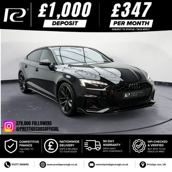 2020 AUDI A5 2.0 TDI 35 S line Sportback 5dr Diesel S Tronic Euro 6 (s/s) (163 ps) &pound;21990.00