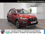 USED 2022 71 DACIA SANDERO STEPWAY 1.0 TCe Prestige Hatchback 5dr Petrol Manual Euro 6 (s/s) (90 ps) FULL HISTORY+SAT NAV+CRUISE