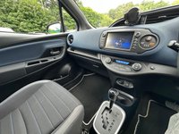 USED 2017 67 TOYOTA YARIS 1.5 VVT-h Blue Bi-Tone Hatchback 5dr Petrol Hybrid E-CVT Euro 6 (s/s) (100 ps) BY APPOINTMENT ONLY - Alloy Wheels, Air Con, Bluetooth, Rear Parking Camera, Cruise Control, MHEV, Lane Keep Assist, LED Lights.