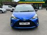 USED 2017 67 TOYOTA YARIS 1.5 VVT-h Blue Bi-Tone Hatchback 5dr Petrol Hybrid E-CVT Euro 6 (s/s) (100 ps) BY APPOINTMENT ONLY - Alloy Wheels, Air Con, Bluetooth, Rear Parking Camera, Cruise Control, MHEV, Lane Keep Assist, LED Lights.
