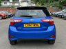 USED 2017 67 TOYOTA YARIS 1.5 VVT-h Blue Bi-Tone Hatchback 5dr Petrol Hybrid E-CVT Euro 6 (s/s) (100 ps) BY APPOINTMENT ONLY - Alloy Wheels, Air Con, Bluetooth, Rear Parking Camera, Cruise Control, MHEV, Lane Keep Assist, LED Lights.