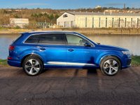 USED 2016 16 AUDI Q7 3.0 TDI V6 S line SUV 5dr Diesel Tiptronic quattro Euro 6 (s/s) (272 ps) 7 SEATS - SEPANG BLUE