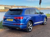 USED 2016 16 AUDI Q7 3.0 TDI V6 S line SUV 5dr Diesel Tiptronic quattro Euro 6 (s/s) (272 ps) 7 SEATS - SEPANG BLUE