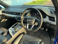 USED 2016 16 AUDI Q7 3.0 TDI V6 S line SUV 5dr Diesel Tiptronic quattro Euro 6 (s/s) (272 ps) 7 SEATS - SEPANG BLUE