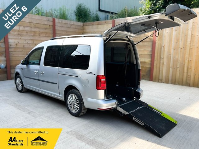 View our Volkswagen Caddy Maxi Life 5 Seat Auto Wheelchair Accessible Disabled Access Vehicle WAV