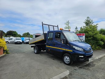 2017 IVECO DAILY 35C12D CREW CAB TIPPER PICKUP 72K ULEZ FREE ZONE &pound;11950.00