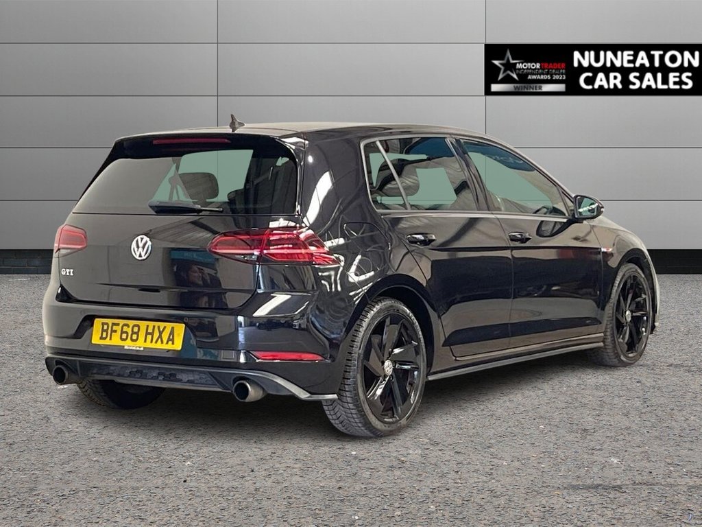 USED 2018 68 VOLKSWAGEN GOLF 2.0 TSI GTI Hatchback 5dr Petrol DSG Euro 6 (s/s) (230 ps) APPLE CAR PLAY AND ANDROID AUTO