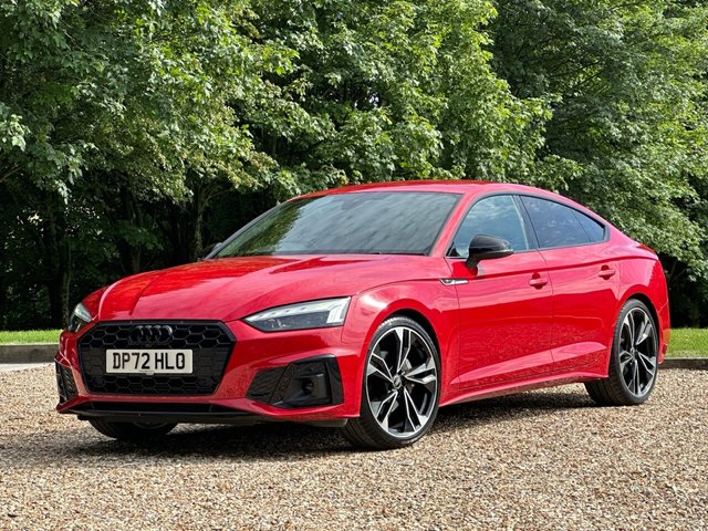 View our Audi A5 2.0 TFSI 40 Black Edition Sportback 5dr Petrol S Tronic Euro 6 (s/s) (204 ps)